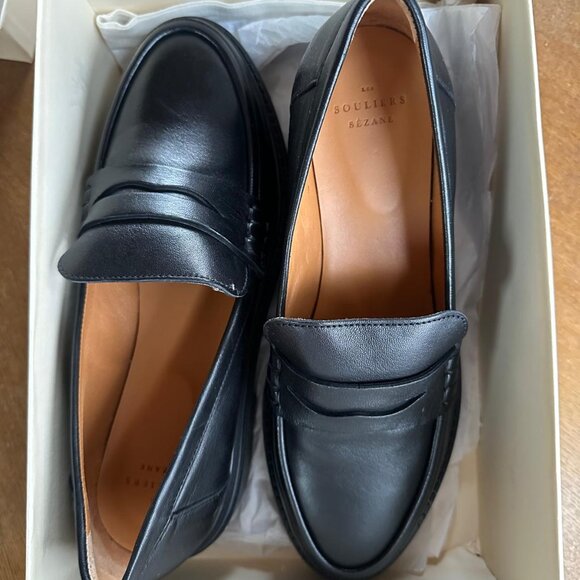 Sezane Albane Loafers - Smooth Black Size US 8 (BRAND NEW!) - Picture 5 of 6